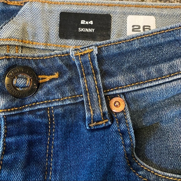 Volcom Youth Sz 26 2x4 Skinny Jeans - Picture 6 of 6